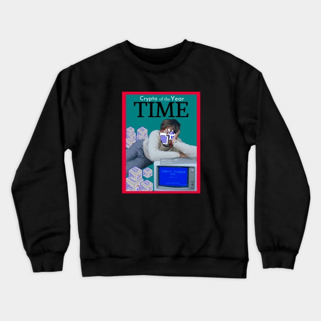 cVault Finance Time Edition Crewneck Sweatshirt by Cryptomemez